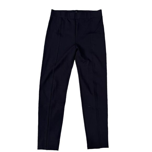 Rag & Bone New York navy blue stretchy ponte skinny pants size L NWOT front seam - Picture 1 of 7
